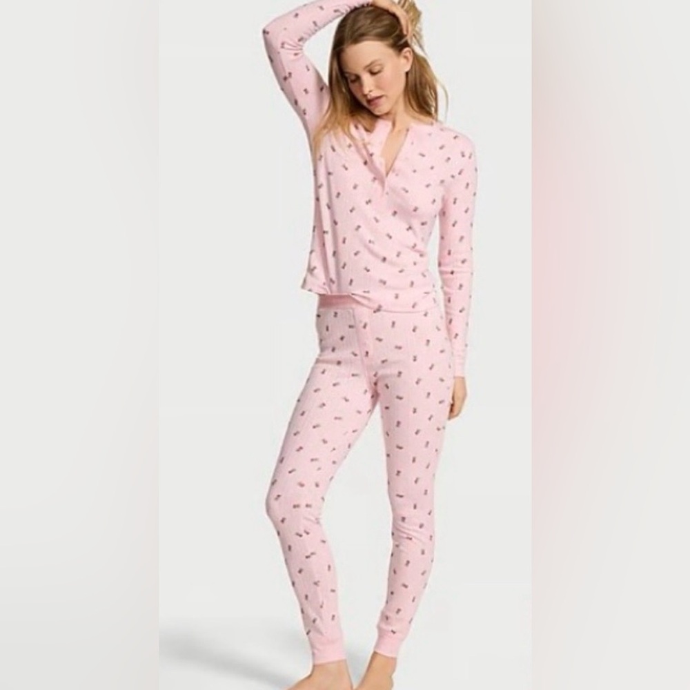Victoria's Secret Pink Floral Pajama Set